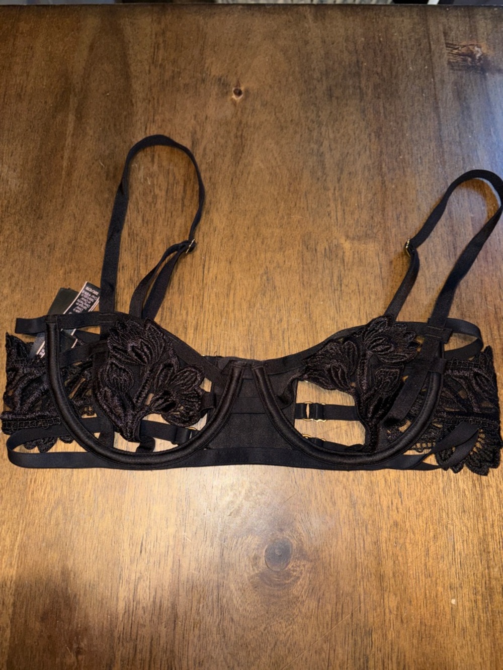 Victoria Secret Black Lace Underwire Bra